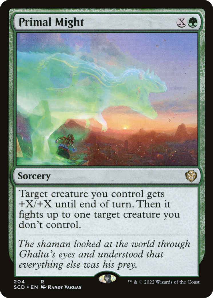 Primal Might [Starter Commander Decks] | Good Games Cannington