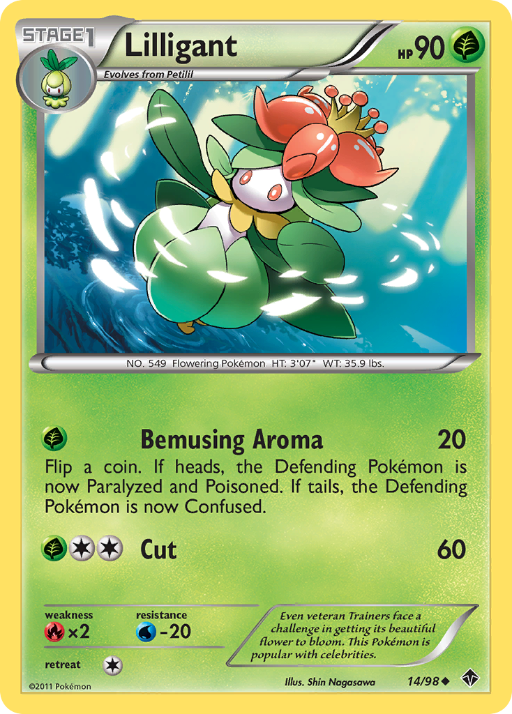 Lilligant (14/98) [Black & White: Emerging Powers] | Good Games Cannington