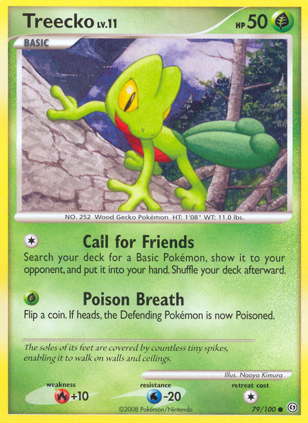 Treecko (79/100) [Diamond & Pearl: Stormfront] | Good Games Cannington