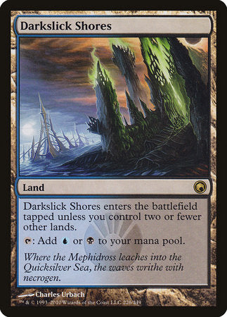 Darkslick Shores [Scars of Mirrodin] | Good Games Cannington