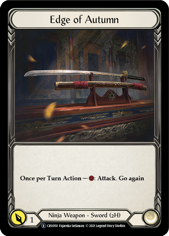 Edge of Autumn [U-CRU050-RF] Unlimited Rainbow Foil | Good Games Cannington
