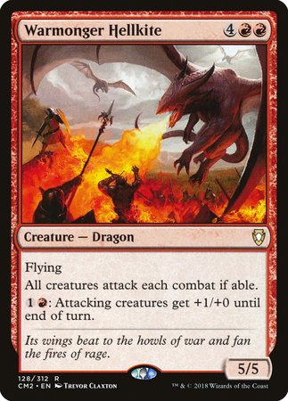 Warmonger Hellkite [Commander Anthology Volume II] | Good Games Cannington