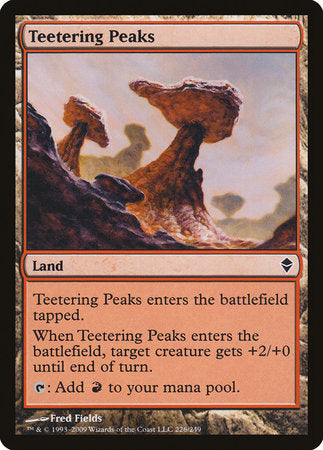 Teetering Peaks [Zendikar] | Good Games Cannington