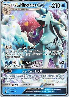 Alolan Ninetales GX (22/145) (Ice Path FTW - Zachary Bokhari) [World Championships 2017] | Good Games Cannington