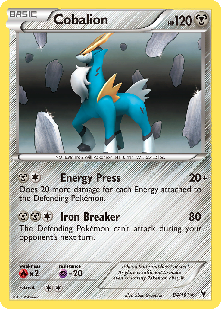 Cobalion (84/101) [Black & White: Noble Victories] | Good Games Cannington