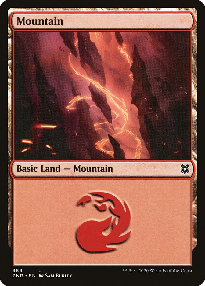 Mountain (383) [Zendikar Rising] | Good Games Cannington