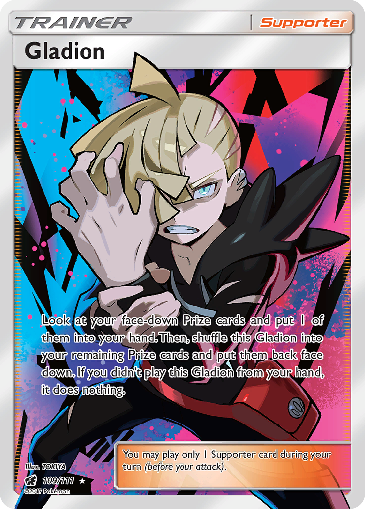 Gladion (109/111) [Sun & Moon: Crimson Invasion] | Good Games Cannington