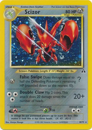 Scizor (10/75) [Neo Discovery Unlimited] | Good Games Cannington