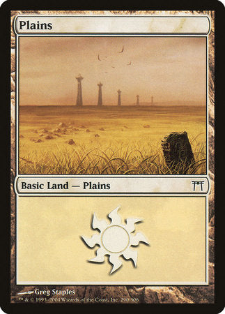 Plains (290) [Champions of Kamigawa] | Good Games Cannington