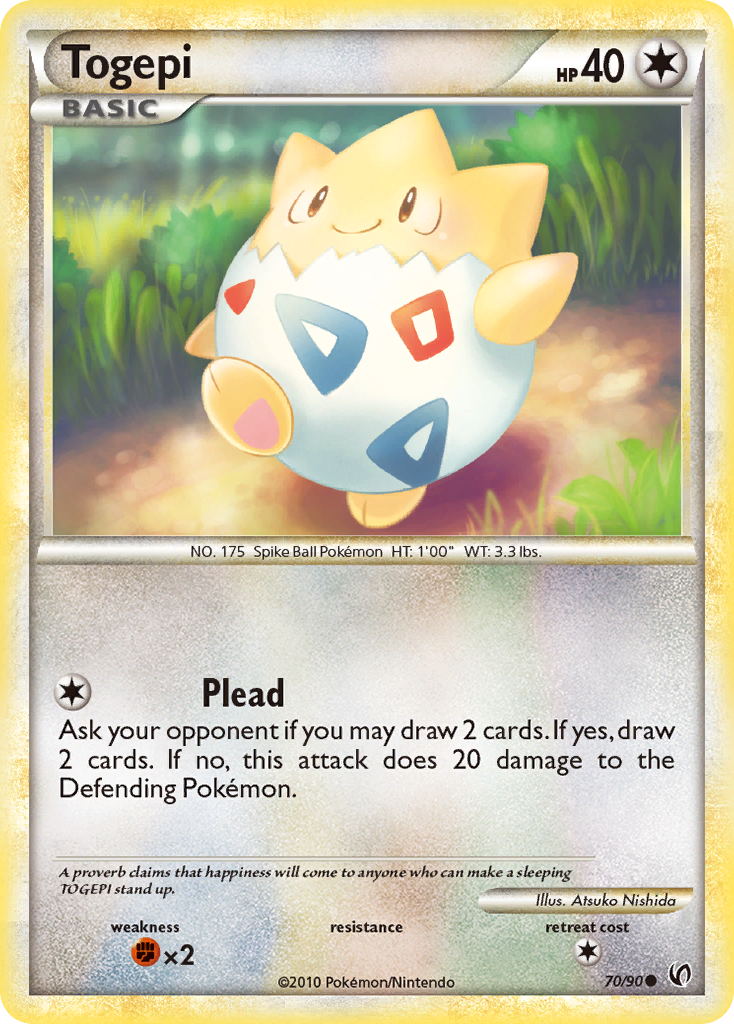 Togepi (70/90) [HeartGold & SoulSilver: Undaunted] | Good Games Cannington