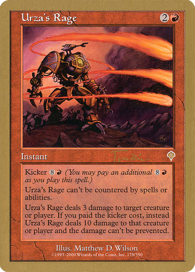 Urza's Rage (Jan Tomcani) [World Championship Decks 2001] | Good Games Cannington