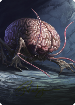 Intellect Devourer Art Card (Gold-Stamped Signature) [Commander Legends: Battle for Baldur's Gate Art Series] | Good Games Cannington