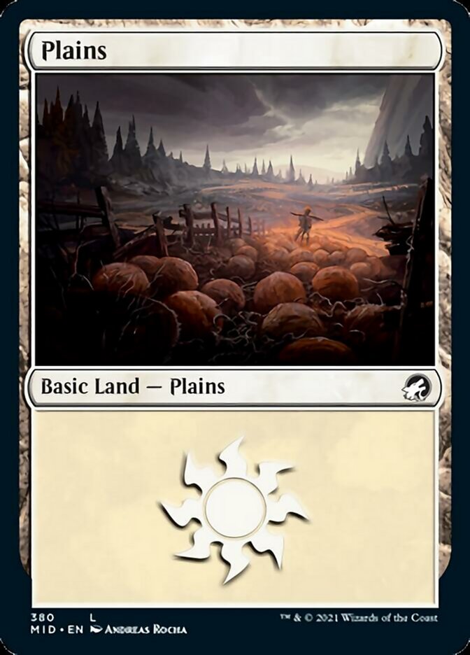 Plains (380) [Innistrad: Midnight Hunt] | Good Games Cannington