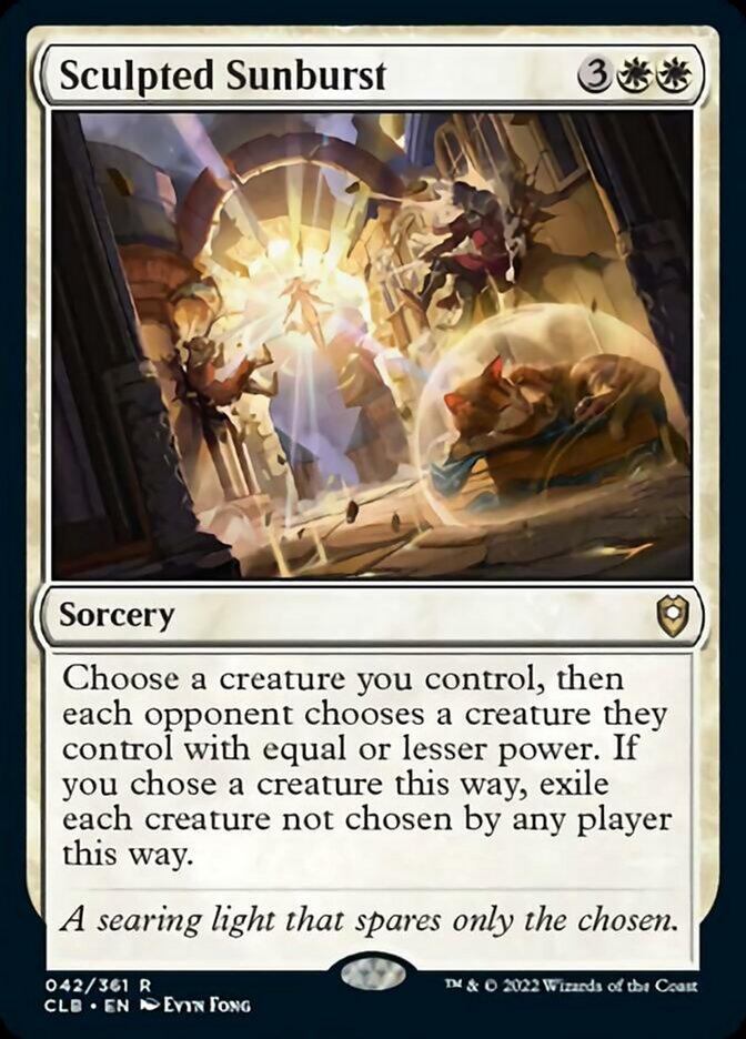Sculpted Sunburst [Commander Legends: Battle for Baldur's Gate] | Good Games Cannington