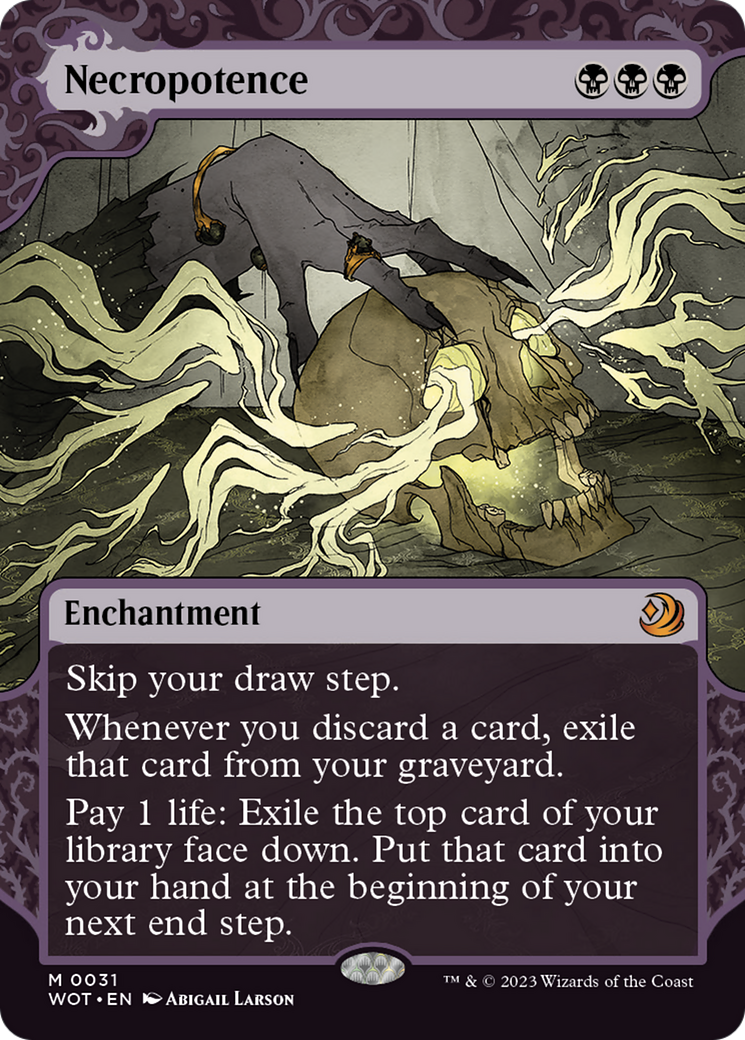 Necropotence [Wilds of Eldraine: Enchanting Tales] | Good Games Cannington