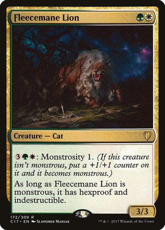 Fleecemane Lion [Commander 2017] | Good Games Cannington