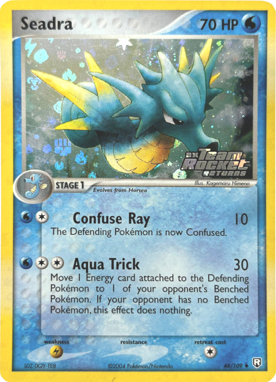 Seadra (48/109) (Stamped) [EX: Team Rocket Returns] | Good Games Cannington