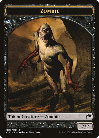 Zombie Token [Magic Origins Tokens] | Good Games Cannington