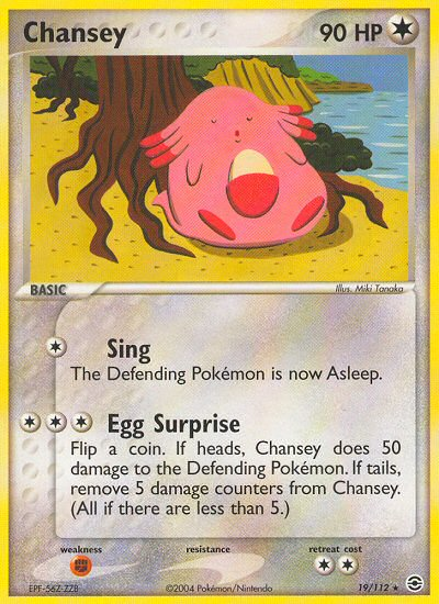 Chansey (19/112) [EX: FireRed & LeafGreen] | Good Games Cannington