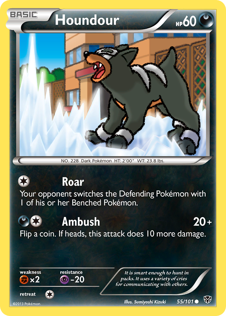 Houndour (55/101) [Black & White: Plasma Blast] | Good Games Cannington