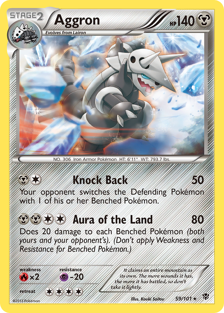 Aggron (59/101) [Black & White: Plasma Blast] | Good Games Cannington