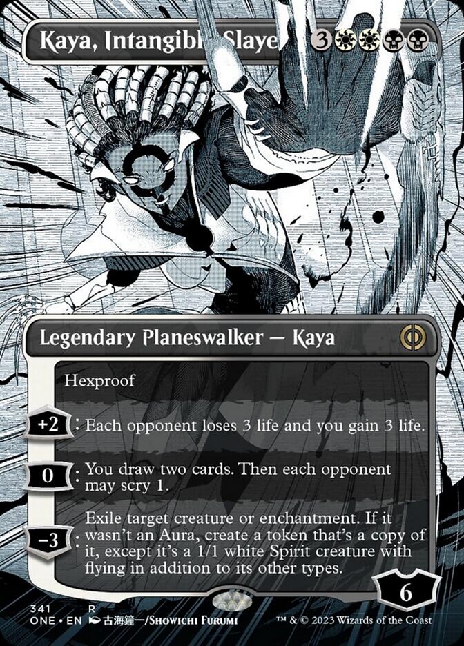 Kaya, Intangible Slayer (Borderless Manga) [Phyrexia: All Will Be One] | Good Games Cannington
