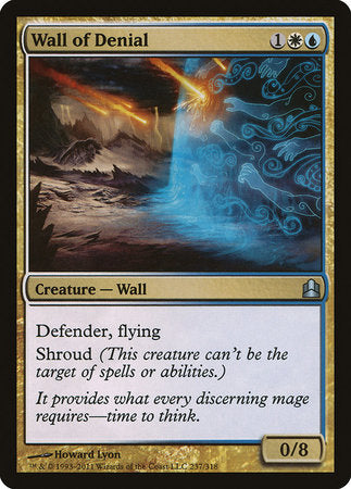 Wall of Denial [Commander 2011] | Good Games Cannington