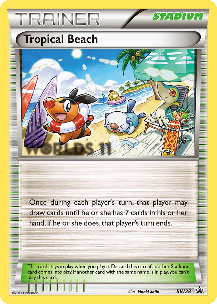 Tropical Beach (BW28) [Black & White: Black Star Promos] | Good Games Cannington