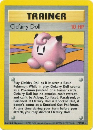 Clefairy Doll (70/102) [Base Set Unlimited] | Good Games Cannington