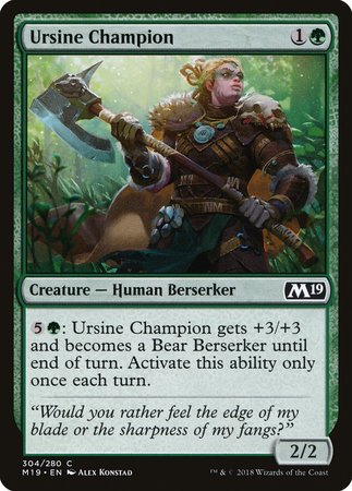 Ursine Champion [Core Set 2019] | Good Games Cannington