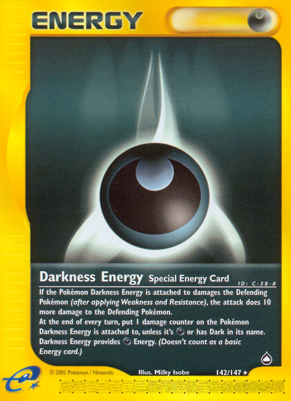 Darkness Energy (142/147) [Aquapolis] | Good Games Cannington