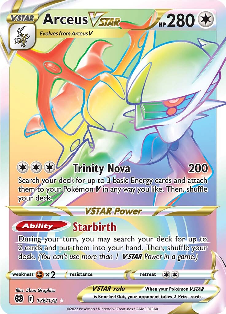 Arceus VSTAR (176/172) [Sword & Shield: Brilliant Stars] | Good Games Cannington