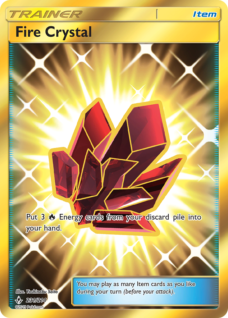 Fire Crystal (231/214) [Sun & Moon: Unbroken Bonds] | Good Games Cannington