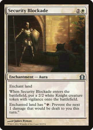Security Blockade [Return to Ravnica] | Good Games Cannington