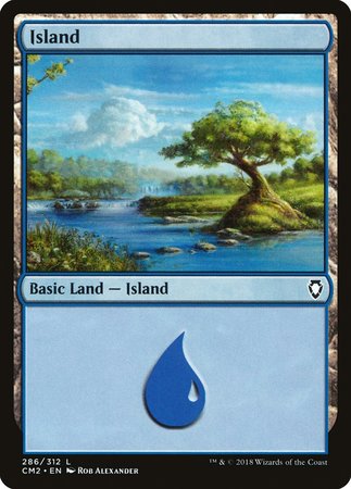 Island (286) [Commander Anthology Volume II] | Good Games Cannington