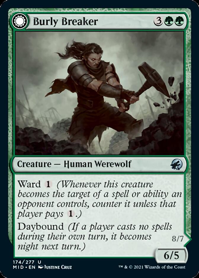 Burly Breaker // Dire-Strain Demolisher [Innistrad: Midnight Hunt] | Good Games Cannington