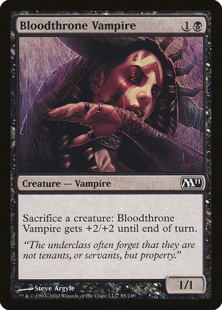 Bloodthrone Vampire [Magic 2011] | Good Games Cannington