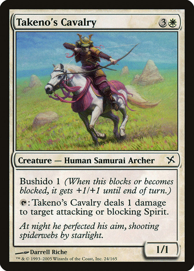 Takeno's Cavalry [Betrayers of Kamigawa] | Good Games Cannington