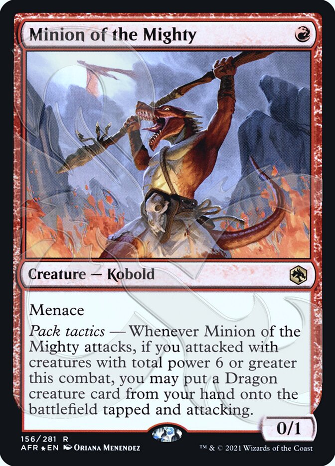 Minion of the Mighty (Ampersand Promo) [Dungeons & Dragons: Adventures in the Forgotten Realms Promos] | Good Games Cannington