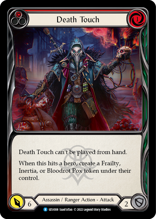 Death Touch (Red) [UZU008] (Outsiders Uzuri Blitz Deck) | Good Games Cannington