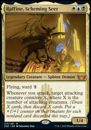 Raffine, Scheming Seer (Promo Pack) [Streets of New Capenna Promos] | Good Games Cannington