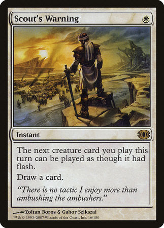 Scout's Warning [Future Sight] | Good Games Cannington