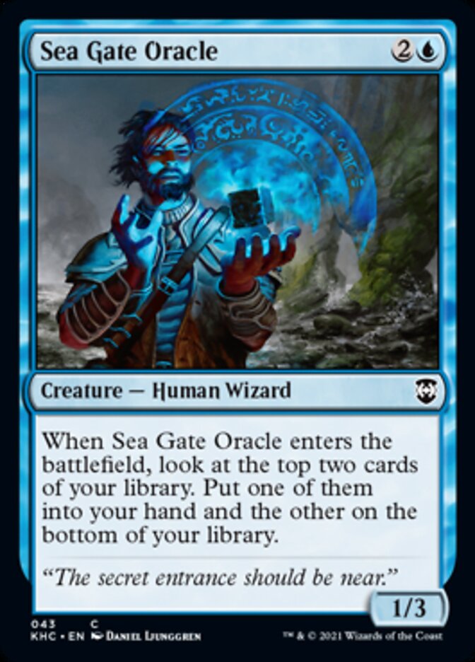 Sea Gate Oracle [Kaldheim Commander] | Good Games Cannington