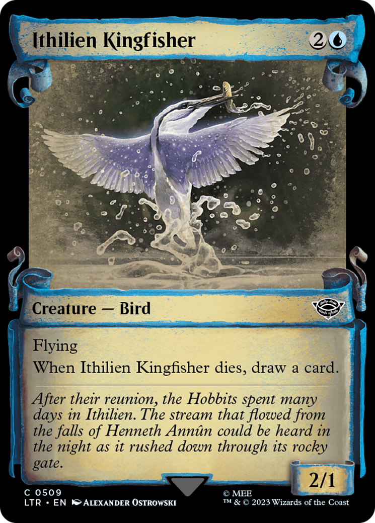 Ithilien Kingfisher [The Lord of the Rings: Tales of Middle-Earth Showcase Scrolls] | Good Games Cannington