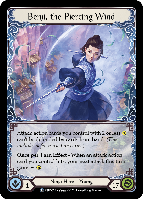 Benji, the Piercing Wind [U-CRU047-RF] Unlimited Rainbow Foil | Good Games Cannington