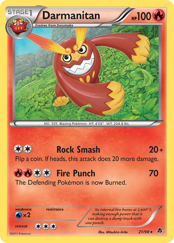 Darmanitan (21/98) [Black & White: Emerging Powers] | Good Games Cannington