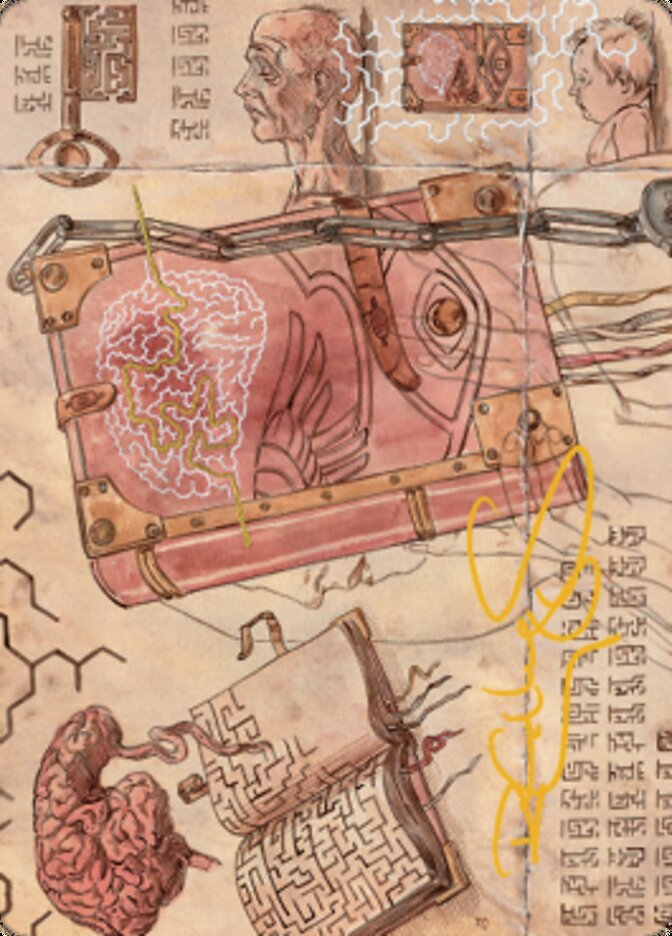 Mazemind Tome Art Card (Gold-Stamped Signature) [The Brothers' War Art Series] | Good Games Cannington