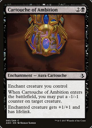 Cartouche of Ambition [Amonkhet] | Good Games Cannington