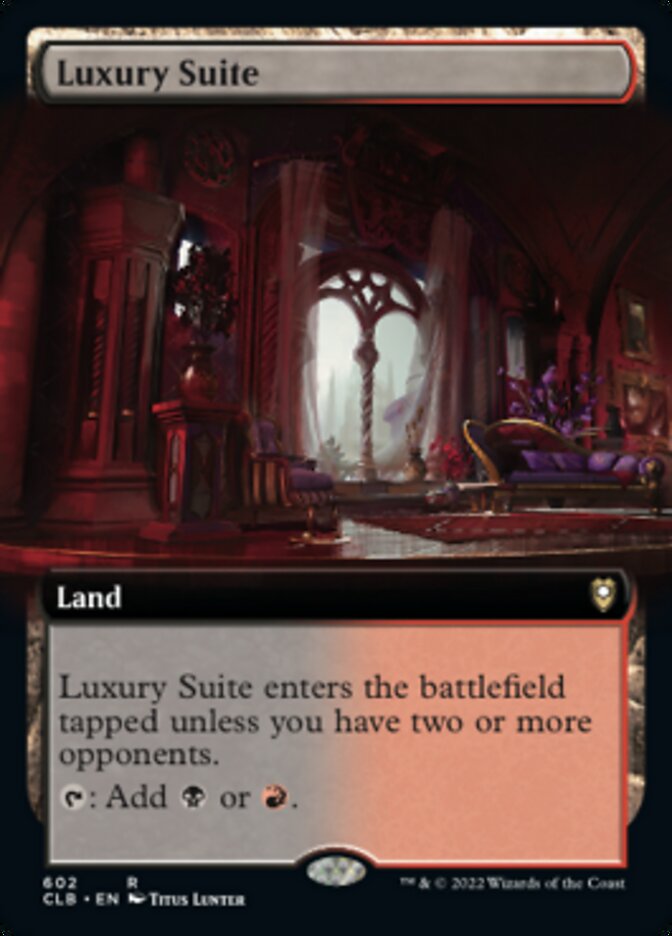Luxury Suite (Extended Art) [Commander Legends: Battle for Baldur's Gate] | Good Games Cannington