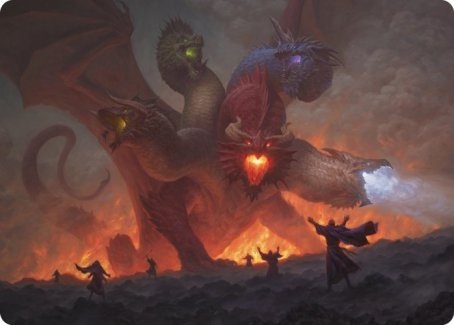Tiamat Art Card [Dungeons & Dragons: Adventures in the Forgotten Realms Art Series] | Good Games Cannington